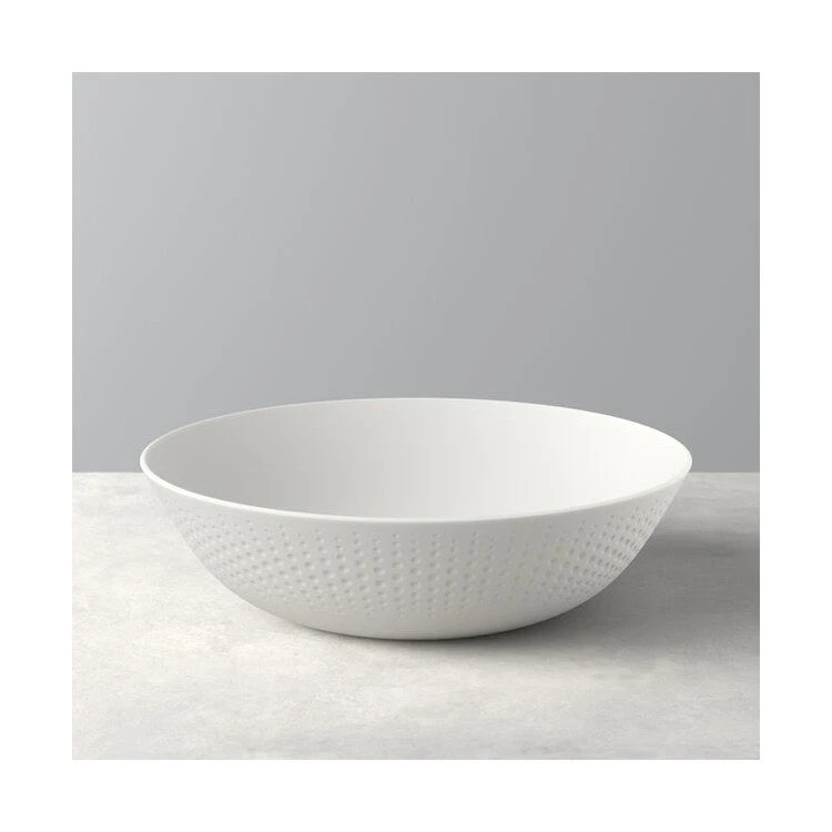 Villeroy & Boch Manufacture Collier Blanc Fruit Bowl 1 Villeroy & Boch Manufacture Collier Blanc Fruit Bowl