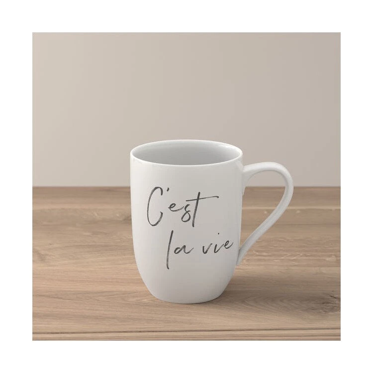Villeroy & Boch Statement Mug - C'est La Vie 1 Villeroy & Boch Statement Mug - C'est La Vie