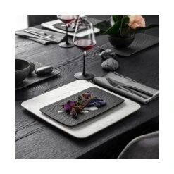 Villeroy & Boch Manufacture Rock Small Rectangular Serving Plate 5 Villeroy & Boch Manufacture Rock Small Rectangular Serving Plate -Villeroy - Boch Store 1129154 2