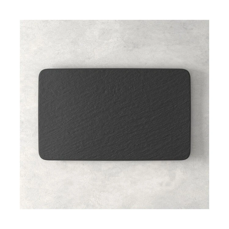 Villeroy & Boch Manufacture Rock Small Rectangular Serving Plate 1 Villeroy & Boch Manufacture Rock Small Rectangular Serving Plate