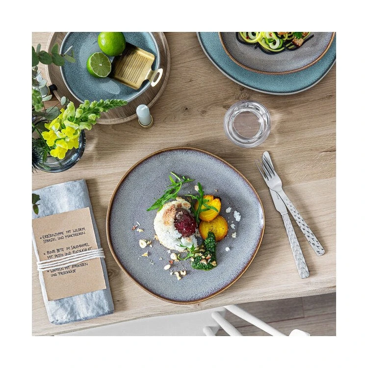 Villeroy & Boch Lave Beige Salad Plate 3 Villeroy & Boch Lave Beige Salad Plate - Image 3