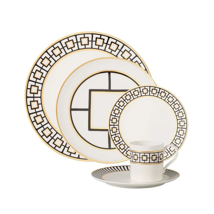 Villeroy & Boch MetroChic Five-Piece Dinnerware Place Setting 1 Villeroy & Boch MetroChic Five-Piece Dinnerware Place Setting