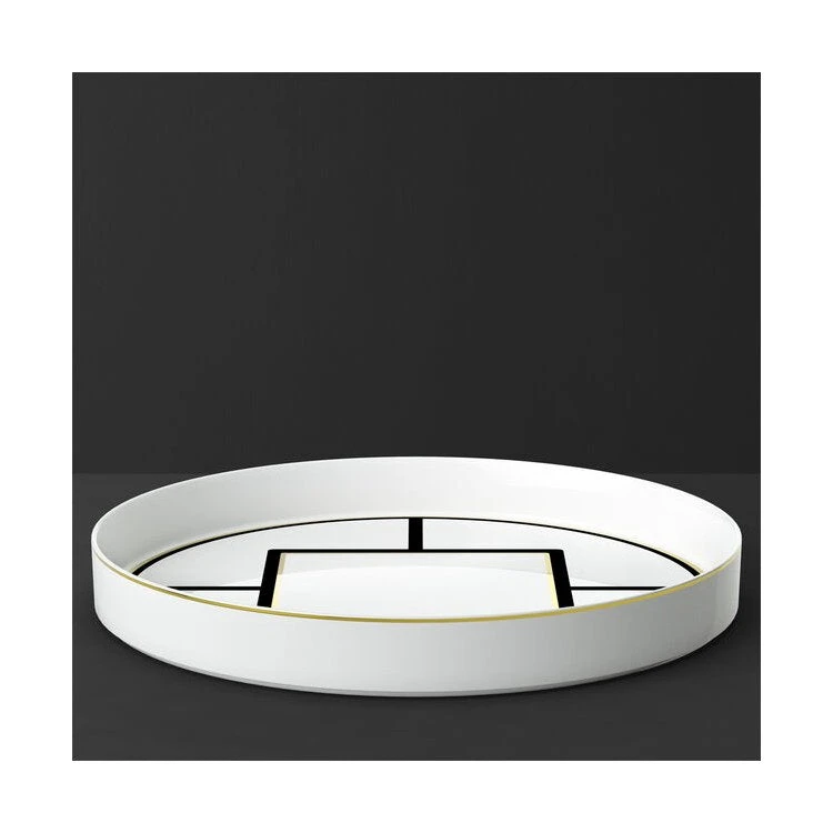 Villeroy & Boch MetroChic Gifts Decorative Tray Round 2 Villeroy & Boch MetroChic Gifts Decorative Tray Round - Image 2