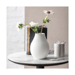 Villeroy & Boch Manufacture Collier Blanc Tall Perle Vase -Villeroy - Boch Store 1129218 2