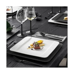 Villeroy & Boch Manufacture Rock Blanc Dinner Plate Square 9 Villeroy & Boch Manufacture Rock Blanc Dinner Plate Square -Villeroy - Boch Store 1129320 3 b801bacb 2c44 4eae a044 688d05354c50