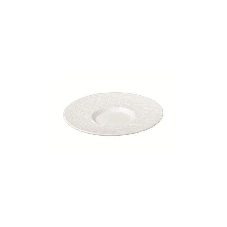Villeroy & Boch Manufacture Rock Blanc Medium Coffee Saucer 2 Villeroy & Boch Manufacture Rock Blanc Medium Coffee Saucer - Image 2