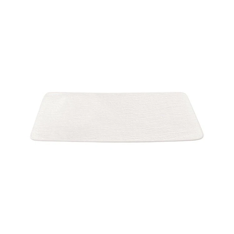 Villeroy & Boch Manufacture Rock Blanc Small Rectangular Serving Plate 2 Villeroy & Boch Manufacture Rock Blanc Small Rectangular Serving Plate - Image 2