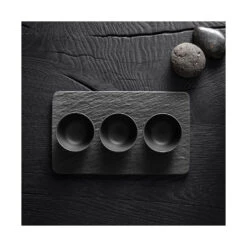 Villeroy & Boch Manufacture Rock Four-Piece Dip Set -Villeroy - Boch Store 1129476 2