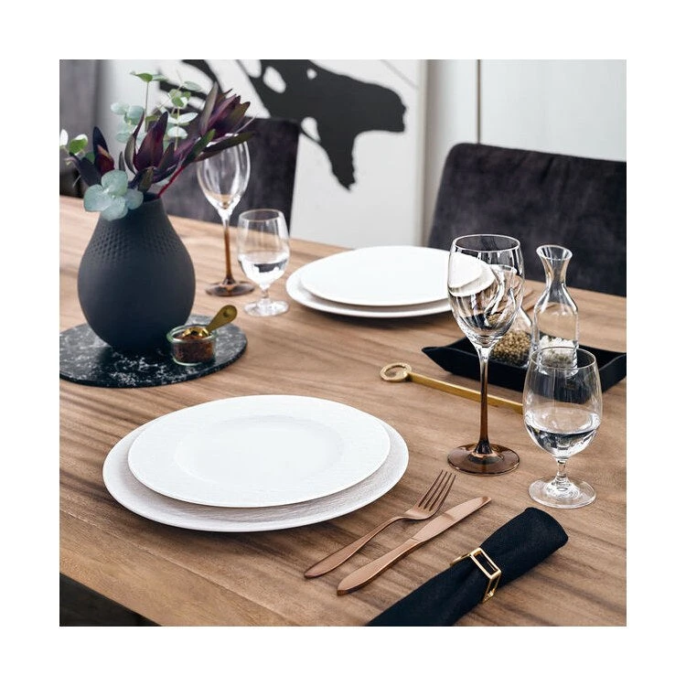 Villeroy & Boch Manufacture Rock Blanc Dinner Plate 2 Villeroy & Boch Manufacture Rock Blanc Dinner Plate - Image 2