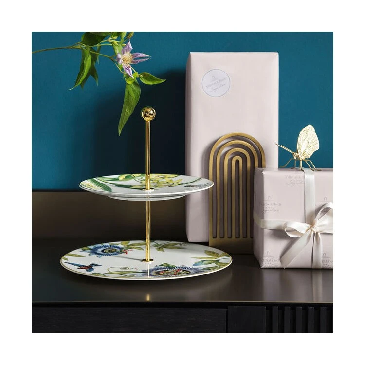 Villeroy & Boch Amazonia Two-Tier Server 2 Villeroy & Boch Amazonia Two-Tier Server - Image 2