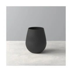 Villeroy & Boch Manufacture Collier Noir Small Carre Vase