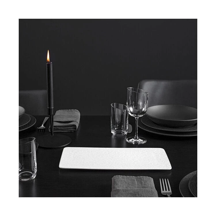 Villeroy & Boch Manufacture Rock Blanc Large Rectangular Serving Plate 5 Villeroy & Boch Manufacture Rock Blanc Large Rectangular Serving Plate - Image 5