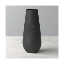 Villeroy & Boch Manufacture Collier Noir Tall Carre Vase
