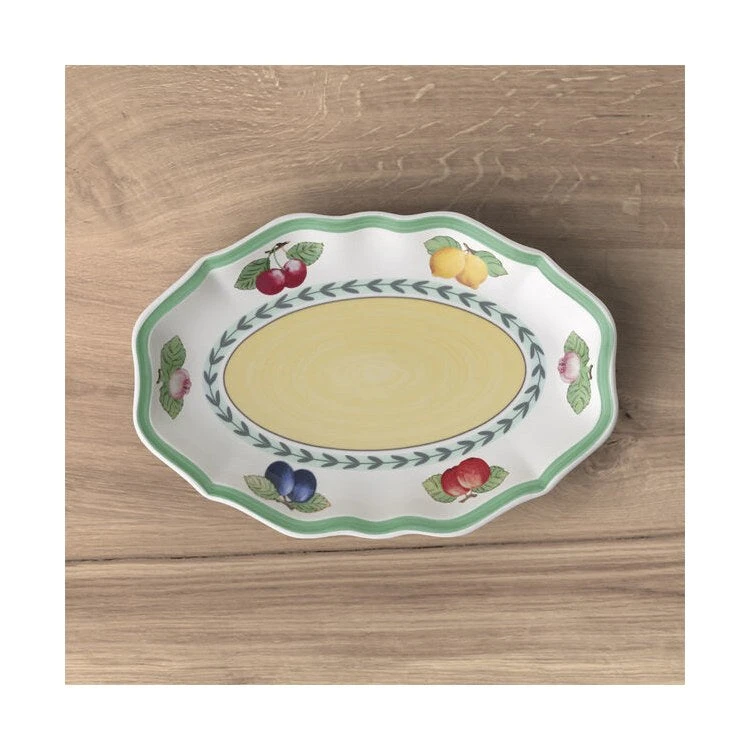 Villeroy & Boch French Garden Fleurence Pickle Dish/Gravy Stand 1 Villeroy & Boch French Garden Fleurence Pickle Dish/Gravy Stand