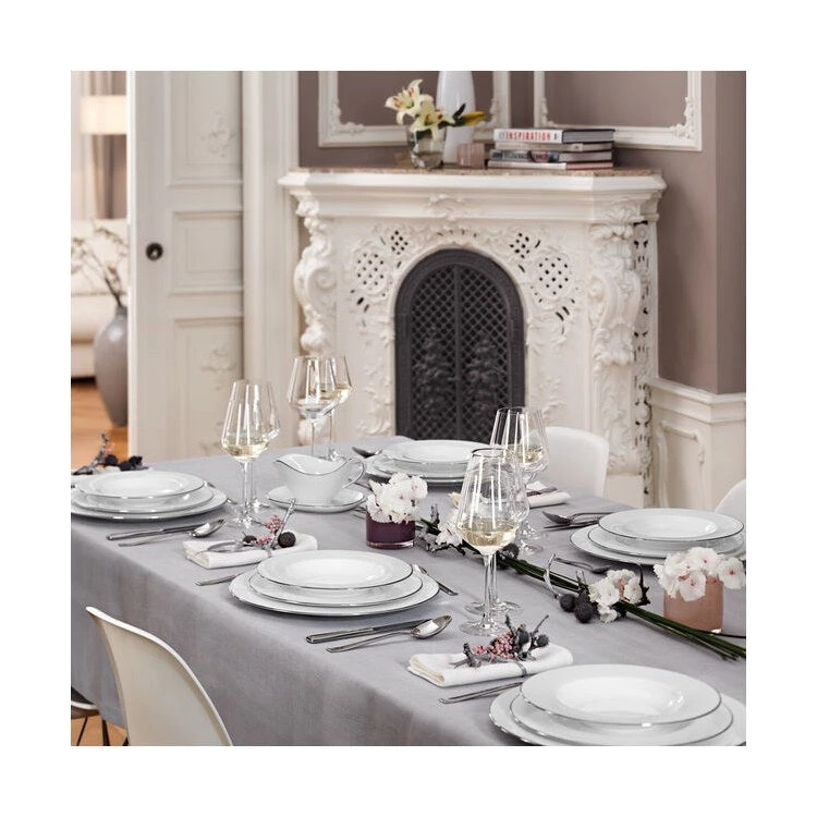 Villeroy & Boch Anmut Platinum No1 Five-Piece Dinnerware Place Setting 3 Villeroy & Boch Anmut Platinum No1 Five-Piece Dinnerware Place Setting - Image 3