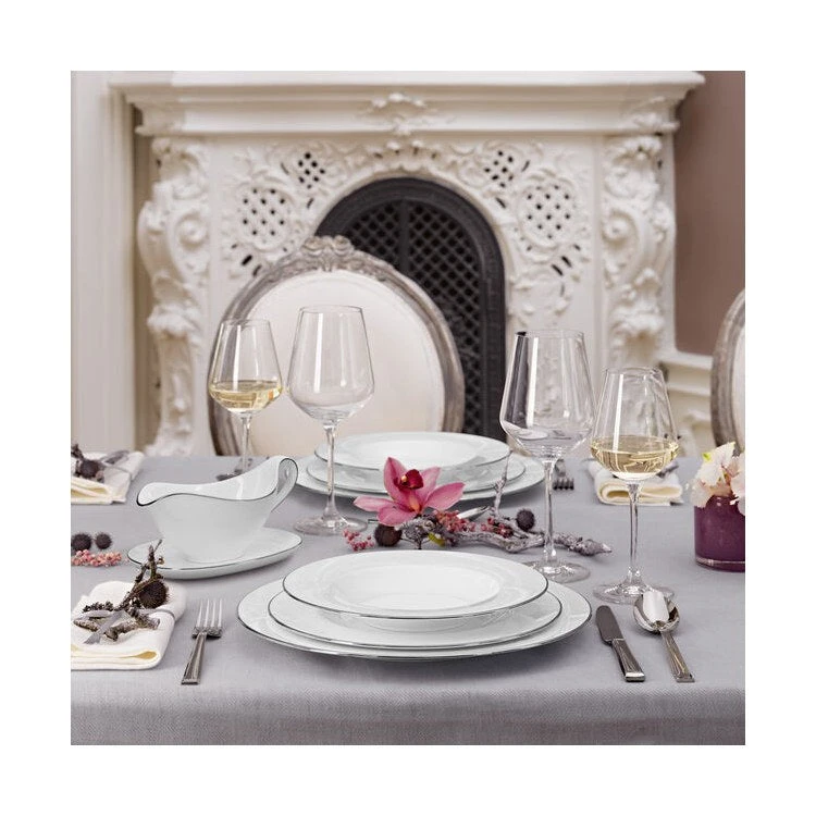 Villeroy & Boch Anmut Platinum No1 Five-Piece Dinnerware Place Setting 4 Villeroy & Boch Anmut Platinum No1 Five-Piece Dinnerware Place Setting - Image 4