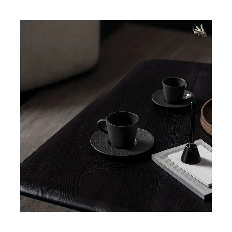 Villeroy & Boch Manufacture Rock Medium Coffee Saucer 3 Villeroy & Boch Manufacture Rock Medium Coffee Saucer - Image 3