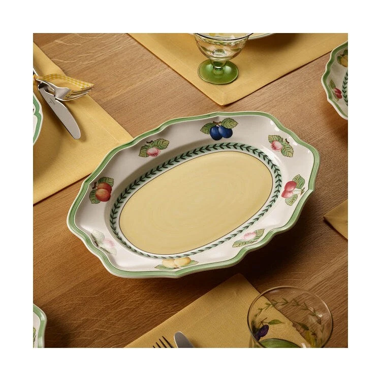 Villeroy & Boch French Garden Fleurence Oval Platter 3 Villeroy & Boch French Garden Fleurence Oval Platter - Image 3