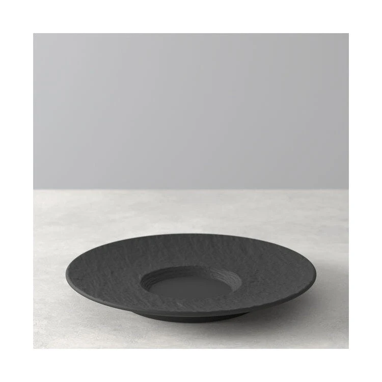 Villeroy & Boch Manufacture Rock Large Coffee Saucer 2 Villeroy & Boch Manufacture Rock Large Coffee Saucer - Image 2