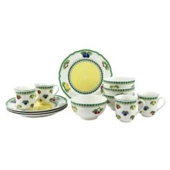 Villeroy & Boch French Garden Fleurence 12-Piece Dinnerware Set