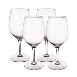 Villeroy & Boch Entree Claret Glasses Set Of 4