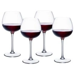Villeroy & Boch Purismo Full-Bodied Red Wine Glasses Set Of 4
