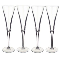 Villeroy & Boch Purismo Special Champagne Flutes Set Of 4