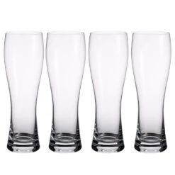 Villeroy & Boch Purismo Beer Pilsner Glasses Set Of 4