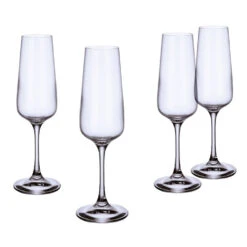 Villeroy & Boch Ovid Flute Champagne Flutes Set Of 4