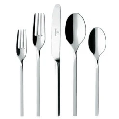 Villeroy & Boch New Wave Stainless Steel Flatware 64-Piece Stainless Steel Flatware Set