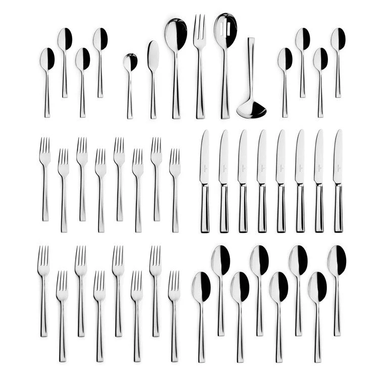 Villeroy & Boch Victor 46-Piece Stainless Steel Flatware Set 2 Villeroy & Boch Victor 46-Piece Stainless Steel Flatware Set - Image 2