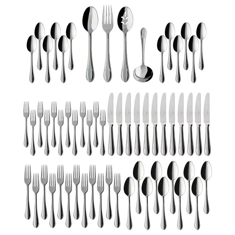 Villeroy & Boch Mademoiselle 64-Piece Stainless Steel Flatware Set 2 Villeroy & Boch Mademoiselle 64-Piece Stainless Steel Flatware Set - Image 2
